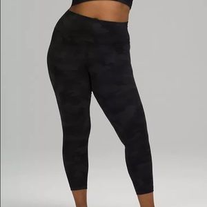 lululemon Align™ High-Rise Pant 25" camo !HAS A RIP!